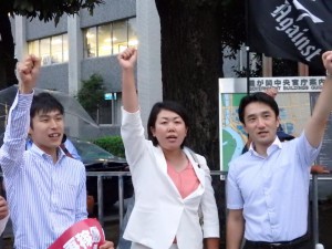 金曜日★官邸前抗議へ！いわぶち友、山添拓、二人の新参議院議員もご一緒です！頑張ります！！