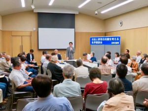 富山市で「市民と野党の共闘を考える各界懇談会」に参加