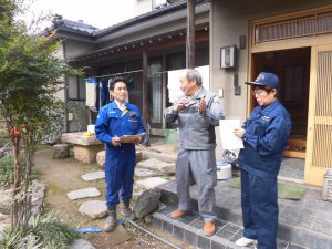 新潟県で台風19号災害の調査