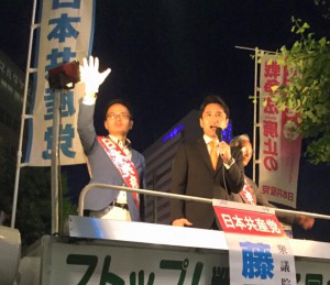 長野、新潟で街頭から訴えました！反応すごい！共産党への共感広がる！！