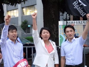 金曜日★官邸前抗議へ！いわぶち友、山添拓、二人の新参議院議員もご一緒です！頑張ります！！