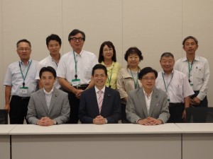 福井県の議員の皆さんによる政府交渉に同席。武田、井上両参院議員と3人そろい踏みの政府交渉は初めて！頑張ります！！