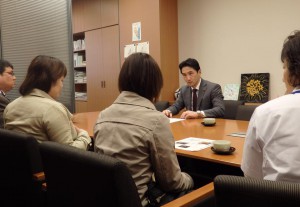 長野、石川の医労連の皆さんから要請。実現に向けて頑張ります！！