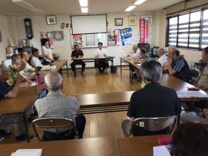 長野県大町市でのつどい。前向きな質疑応答で深まりました！