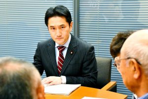 ハンセン病家族訴訟の原告、支援者、弁護団の皆さんから要請を受けました