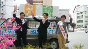 長野県キャラバン宣伝2日目。