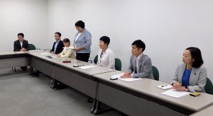 復興庁に申し入れを行いました