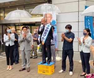東京都知事選応援