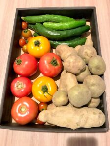 新鮮な野菜をいただきました♪