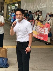 新潟県新潟市 戦後75周年・戦争犠牲者を追悼する市民と野党の合同街宣