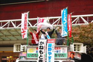 福井県福井市 石川県金沢市、小松市 北陸キャラバン宣伝