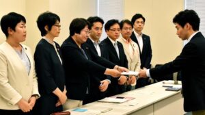 山形県沖地震について政府に申し入れ