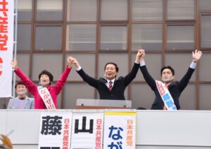 長野県岡谷市と長野市で大街宣