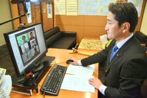 全国厚生労働組合連合会の皆さんとオンライン懇談