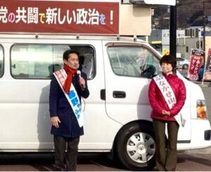 長野県 茅野市、塩尻市、木曽町で街宣