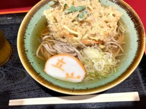 7/7お昼は富山駅の立山蕎麦