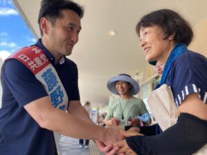 8/23　長野県でのキャラバンがスタート