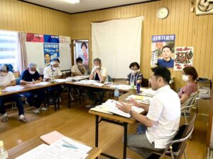 8/4　日本共産党能登地区委員会の総会に出席