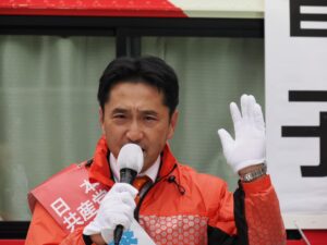 10/22　長野県上田市　田村委員長と訴え４００人