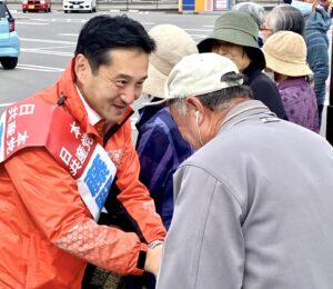 10/26　長野県長野市　総選挙の音出し宣伝が終わり